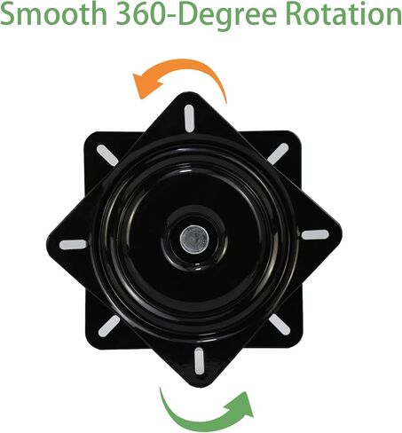 2 Pack 6" Boat Seat Swivel Base - Swivel Chair Base Replacement for Boat Chairs, Bar Stools, Recliners - Mount Plate Clamp Parts for Bass or Boat Accessories in Saudi Arabia