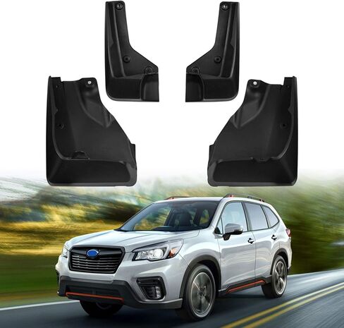 Powerty مخصص مناسب لألواح الطين Toyota RAV4 2024 2023 2022 2021 2020 2019 واقيات الرذاذ المصبوبة غطاء حاجز أمامي وخلفي أسود ABS 4 قطع مجموعة ملحقات هجينة (غير مناسبة لـ 2021 RAV4 Prime) in Saudi Arabia