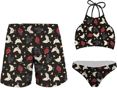 Couples Matching Swimsuit Bikini 2 Piece Set Beach Bathing Suit Summer Swimwear in Saudi Arabia