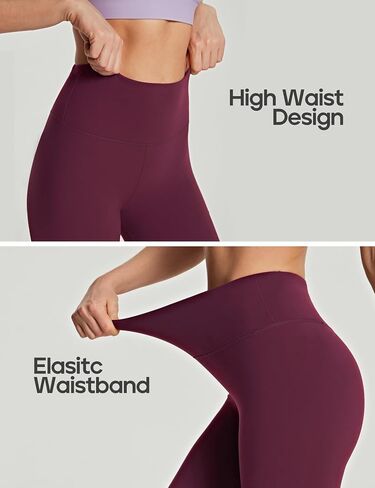 سراويل ضيقة للسيدات من Heathyoga مع جيب سراويل ضيقة ناعمة للنساء بخصر عالٍ سراويل يوجا للتحكم في البطن in Saudi Arabia