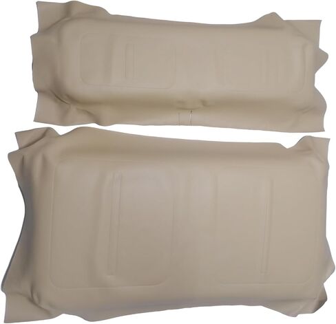 Golf Cart Front Seat Cover, Compatible with EZGO TXT1994-2013 Front Seat Cushion and Backrest Leather Replacement. (Thermoformed/OEM Match) (Khaki) in Saudi Arabia