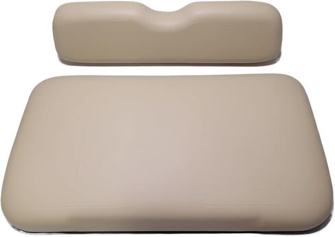 Golf Cart Front Seat Cover, Compatible with EZGO TXT1994-2013 Front Seat Cushion and Backrest Leather Replacement. (Thermoformed/OEM Match) (Khaki) in Saudi Arabia