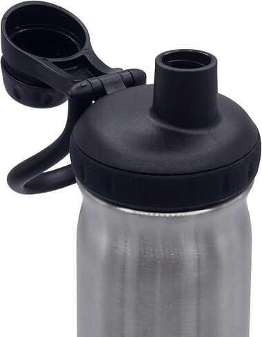 زجاجة بروسبكت مزدوجة الجدار من الفولاذ المقاوم للصدأ سعة 24 أونصة باللون الأسود 5233283 in Kuwait