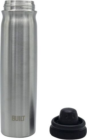 زجاجة بروسبكت مزدوجة الجدار من الفولاذ المقاوم للصدأ سعة 24 أونصة باللون الأسود 5233283 in Kuwait