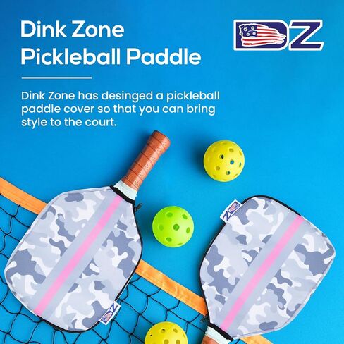 Pickleball Paddle Cover | Protective Paddle Cover with Fence Hook & Zippered Pocket for Accessories | Universal Size Pickleball Paddle Case | Stay in Style with our Paddle Cover in Saudi Arabia