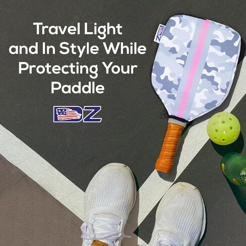 Pickleball Paddle Cover | Protective Paddle Cover with Fence Hook & Zippered Pocket for Accessories | Universal Size Pickleball Paddle Case | Stay in Style with our Paddle Cover in Saudi Arabia