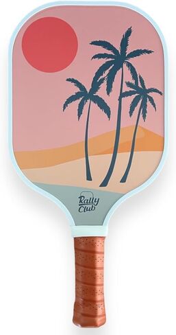 Rally Club Pickleball Paddles for Men Women | Carbon Fiber Polymer Honeycomb Composite Core | Lightweight Durable | Uniquely Designed Stylish for Singles Doubles in Saudi Arabia