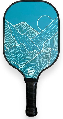 Rally Club Pickleball Paddles for Men Women | Carbon Fiber Polymer Honeycomb Composite Core | Lightweight Durable | Uniquely Designed Stylish for Singles Doubles in Saudi Arabia
