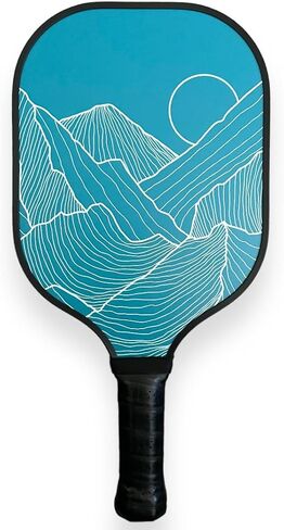 Rally Club Pickleball Paddles for Men Women | Carbon Fiber Polymer Honeycomb Composite Core | Lightweight Durable | Uniquely Designed Stylish for Singles Doubles in Saudi Arabia