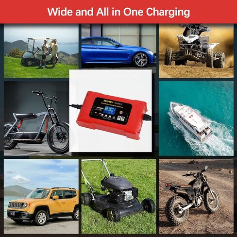 شاحن عربة الجولف 36 فولت 18 أمبير و48 فولت 13 أمبير، شاحن بطارية السيارة الذكي شاحن ليثيوم LiFePO4 الرصاص الحمضي AGM/جل/SLA شاحن بطارية لقارب شاحنة السيارة EZGO RXV & TXT in Kuwait