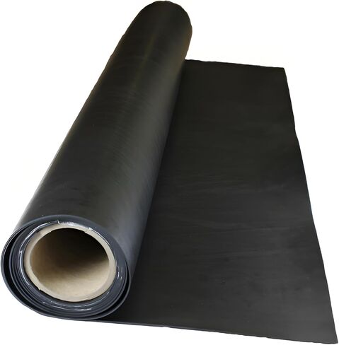 Rubber Sheet, Neoprene Economy Grade, Rubber Width 6 in, Rubber Length 6 in, Rubber Thickness 3/32 in, 40A, Plain Backing in Saudi Arabia