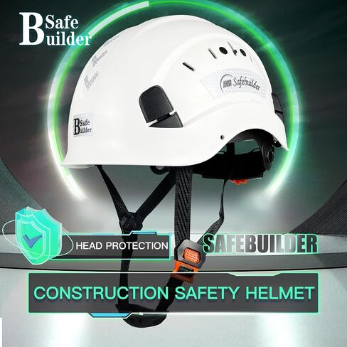 CR06 Construction Safety Helmet ABS Hard Hat Adjustable Ventilation System Hardhats Industrial Work Head Protection for Men Certified ANSI/ISEA Z89.1 in Kuwait