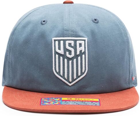 Team USA - قبعة/قبعة قابلة للتعديل للمنتخب الوطني لكرة القدم الأمريكية 'Swingman' (أزرق/أحمر) in Kuwait