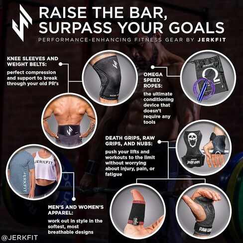 حبل سرعة JerkFit Omega، حبل القفز فائق السرعة للتدريب المتقاطع، WODs، تدريب الملاكمة MMA، قابل للتعديل بالكامل بدون أدوات، يأتي مع حقيبة حمل in Saudi Arabia