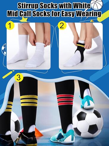 مجموعة مكونة من 8 أزواج من ركاب البيسبول تتضمن 4 أزواج من ركاب البيسبول و4 أزواج من جوارب البيسبول ذات البطانة الصحية، جوارب رياضية ذات أداء رياضي للكرة اللينة مخططة من أجل لعبة البيسبول للبالغين in Kuwait