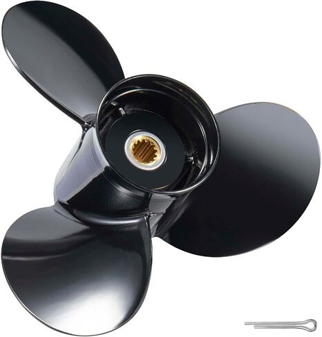 JSPROP OEM Upgrade 13.2x19 Aluminum Boat Propeller Fit BRP Johnson Evinrude OMC Stern Drive 40-140 HP 13 Spline Tooth Parts No.765184 RH in Saudi Arabia