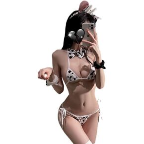 Women's cow cosplay Japanese bikini anime sexy women's sexy lingerie