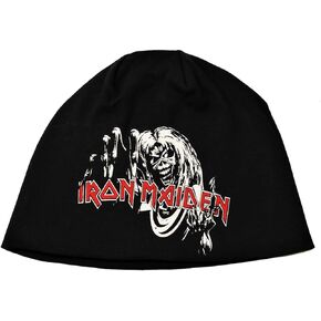 Iron Maiden Number of The Beast Eddie Jersey Knit Beanie Metal Head Merchandise Black