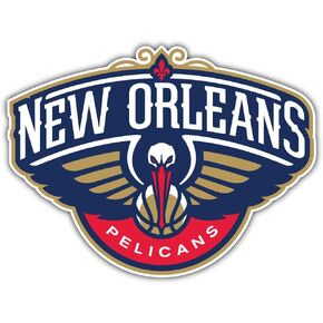New Orleans City Pelican Sport Basketball Logo Die-Cut Sticker Decal 14'' X 11''