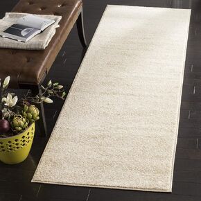 SAFAVIEH Adirondack Collection Runner Rug - 2'6" x 18', Champagne & Cream, Modern Ombre Design, Non-Shedding & Easy Care, Ideal for High Traffic Areas in Living Room, Bedroom (ADR113W)