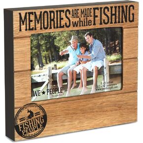 Pavilion Gift Company 67219 We People Fishing People Frame, 7-1/2 x 6-3/4"