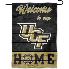 College Flags & Banners Co. Central Florida Knights Welcome to Our Home Double Sided Garden Yard Flag
