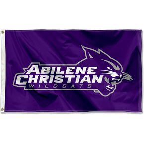 College Flags & Banners Co. Abilene Christian Wildcats Wordmark Flag