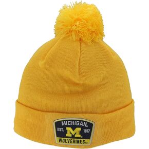 Zephyr NCAA Officially Licensed Pom Beanie Patch Switchback Secondary Color