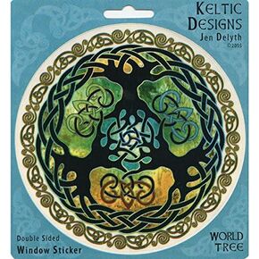 Keltic Designs Jen Delyth Celtic Branches Art Decal Window Sticker
