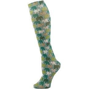 Hocsocx Elephant Lines Socks Performance Liner Moisture-Wicking Protection for Field Hockey, Ice Hockey, and Soccer