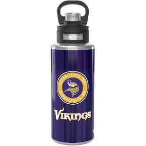Tervis NFL Minnesota Vikings-All in Water, 32oz Wide Mouth Bottle, Stainless Steel
