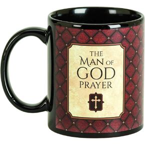 Dicksons The Man of God Prayer Natural Brown 11 ounce Ceramic Novelty Coffee Mug