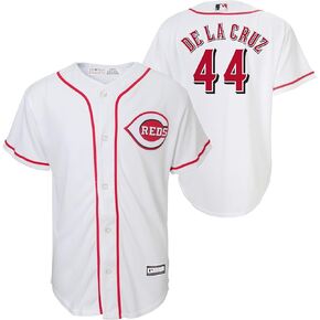 إيلي دي لا كروز سينسيناتي ريدز MLB Kids Youth 8-20 White Home Player Jersey