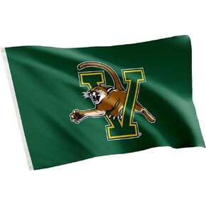 Desert Cactus University of Vermont Flag UVM Catamounts Flag Banners 100% Polyester Indoor Outdoor 3x5 feet Flags (Style 1)