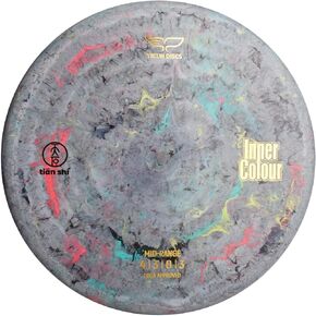 أقراص جولف Yikun متوسطة المدى | لعبة غولف احترافية معتمدة من PDGA | أقراص جولف متوسطة المدى فائقة الثبات 165-176.8 جم| قرص الجولف ذو المستوى الاحترافي في الجزء الداخلي من البلاستيك الشفاف الفاخر من TianShi