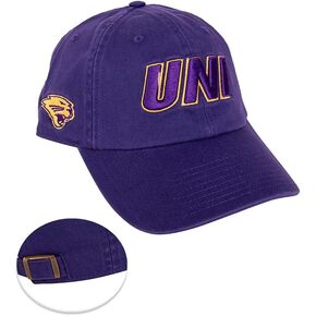Desert Cactus University of Northern Iowa Baseball Hat UNI Panthers Brimmed Embroirderd Hats Cap Adjustable Cloth Strap Adult (Style C) Purple