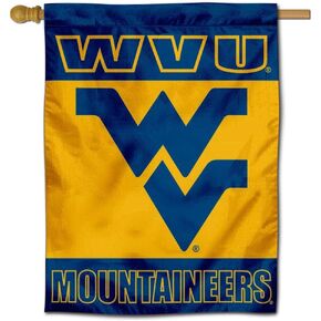 College Flags & Banners Co. WVU Mountaineers Double Sided House Flag