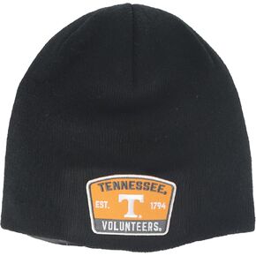 ZHATS NCAA Officially Licensed Beanie Edge Patch Switchback Black