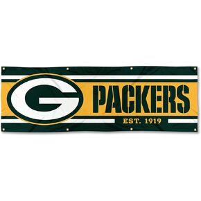 WinCraft Green Bay Packers Large 2x6 Foot Banner