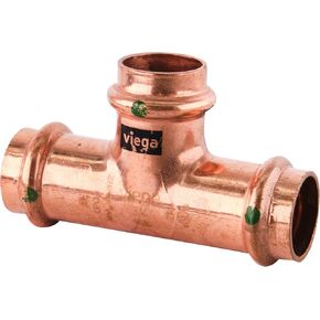 VIEGA 77387 Propress Zero Lead Copper Tee with 3/4" Press x Press (5-Pack)