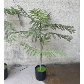 Fake Plants Artificial Plants Indoor, 23.6 Inch Faux Plant with Colorful Leaves,Artificial Croton Palm Tree for Office Home Decor(2Ft-2Packs)