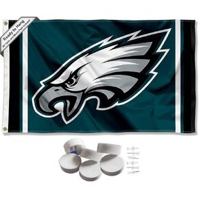 Philadelphia Eagles Logo Banner and Tapestry Wall Tack Pads