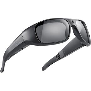 OhO sunshine Camera Sunglasses,4K Video 24M Resolution H.265 Smart Glasses with Built-in Memory for Outdoor Adventure