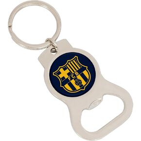 Desert Cactus FC Barcelona Bottle Opener Keychain Barça Football Club Soccer Futbol Car Keys (Silver Bottle B)