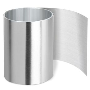 Vigorous 6in x 25ft Aluminum Flashing, 0.2mm Waterproof Metal Roofing Panels,1060 Aluminum Flashing Roll for Roof Flashing, Stains Moss and Mildew Prevention, Sealing Windows Doors, DIY Craft