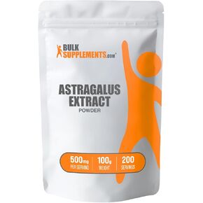 BULKSUPPLEMENTS.COM Astragalus Extract Powder - Astragalus Root Supplement - Telomere Supplements - Lung Support Supplement - Astragalus Powder - Kidney Support (250 Grams - 8.8 oz)