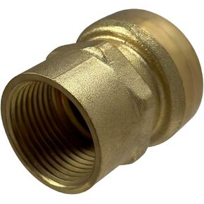 2 Pcs XFITTING Push Fit 3/8 Inch x 3/8 Inch Female Adapter, Push Fit Female Adapter, 27-5-5=2XX