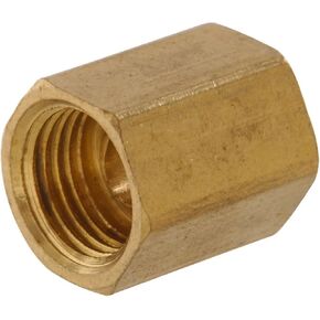 58345 Brass Inverted Flare Fitting Union 5/16 O.D. x 5/16 O.D. Tube , 6-Pack