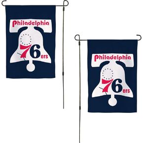 Desert Cactus Philadelphia 76ers Garden Flags Team NBA National Basketball Association Banner 100% Polyester (Design B)