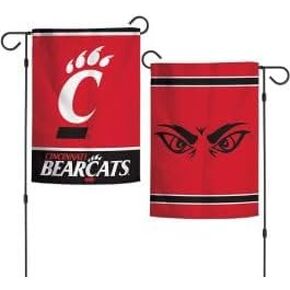 University of Cincinnati Bearcats Garden Flag NCAA Two-Sided 12.5" x 18"